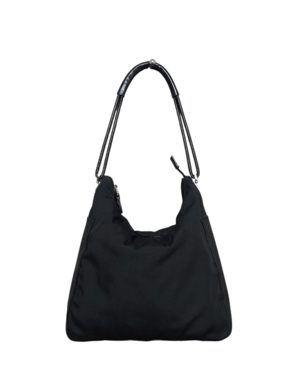 Gucci Nylon & Leather Shoulder Bag